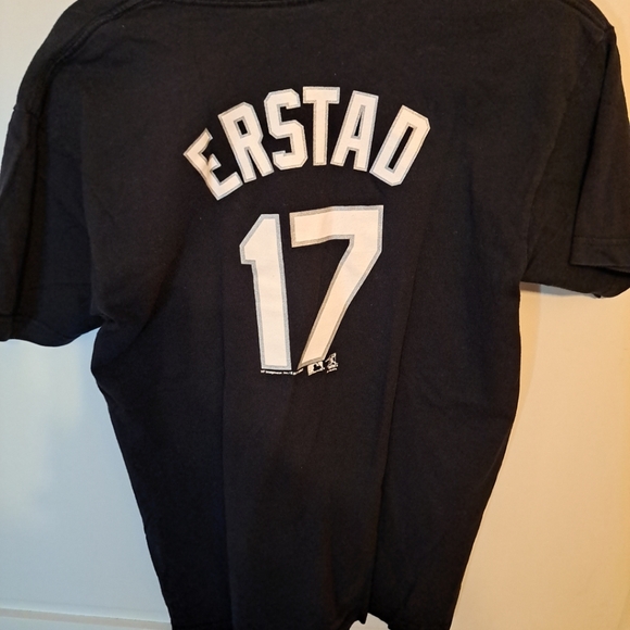VTG Majestic Chicago White Sox Jersey Erstad 17 Mens L Made in USA - Picture 4 of 5